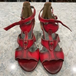 Italmoda sandals, leather, never worn size UK41